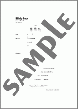 Hillbilly Rock(Marty Stuart) 楽譜 ギター（コード） ダウンロード