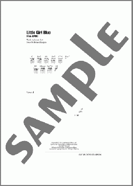 Little Girl Blue(Rodgers & Hart) 楽譜 ギター（コード） ダウンロード