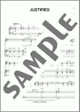 Justified(Smokie Norful) 楽譜 ピアノ & ボーカル ダウンロード