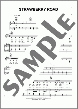 Strawberry Road(Sam Phillips) 楽譜 ピアノ & ボーカル & ギター ダウンロード