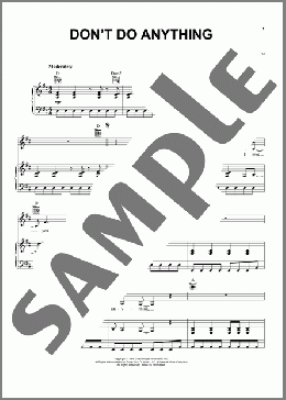 Don't Do Anything(Sam Phillips) 楽譜 ピアノ & ボーカル & ギター ダウンロード