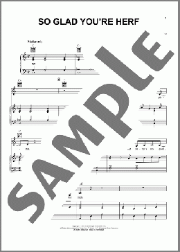 So Glad You're Here(Sam Phillips) 楽譜 ピアノ & ボーカル & ギター ダウンロード