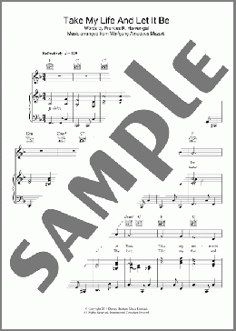 Take My Life And Let It Be(Wolfgang Amadeus Mozart) 楽譜 その他 ダウンロード