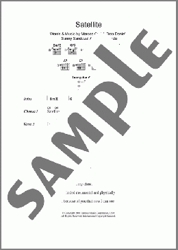 Satellite(P.O.D. (Payable On Death)) 楽譜 ギター（コード） ダウンロード