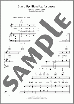 Stand Up, Stand Up For Jesus(George Duffield Jr.) 楽譜 その他 ダウンロード