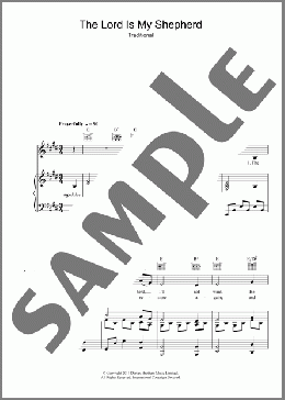 The Lord Is My Shepherd(Traditional) 楽譜 その他 ダウンロード