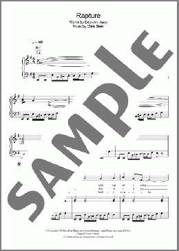 Rapture(Blondie) 楽譜 その他 ダウンロード