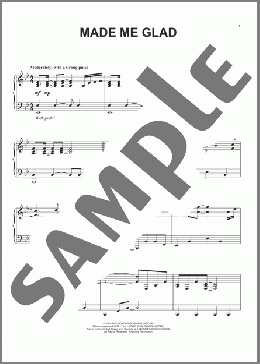 Made Me Glad(Hillsong Worship) 楽譜 ピアノ（ソロ） ダウンロード