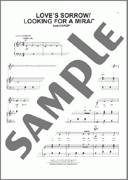 Love's Sorrow/Looking For A Miracle(Mary Murfitt) 楽譜 ピアノ & ボーカル & ギター ダウンロード