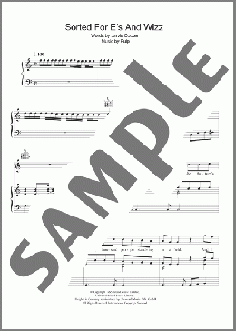 Sorted For E's And Wizz(Pulp) 楽譜 その他 ダウンロード