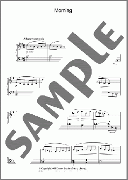 Morning (from Peer Gynt Suite No. 1)(Edvard Grieg) 楽譜 ピアノ（ソロ） ダウンロード