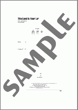 This Land Is Your Land(Woody Guthrie) 楽譜 ギター（コード） ダウンロード