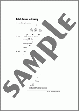 Saint James Infirmary(Joe Primrose) 楽譜 ギター（コード） ダウンロード