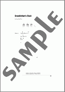 Grandfather's Clock(Henry Clay Work) 楽譜 ギター（コード） ダウンロード