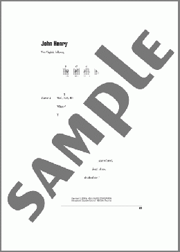 John Henry(West Virginia Folksong) 楽譜 ギター（コード） ダウンロード