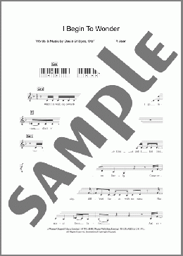 I Begin To Wonder(Dannii Minogue) 楽譜 ピアノ（歌詞 & コード） ダウンロード