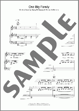One Big Family(Templecloud) 楽譜 その他 ダウンロード