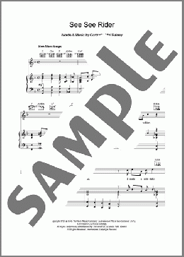 See See Rider(Ma Rainey) 楽譜 ピアノ & ボーカル & ギター ダウンロード