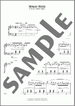 Minute Waltz(Frederic Chopin) 楽譜 ピアノ（ソロ） ダウンロード