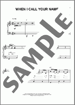 When I Call Your Name(Vince Gill) 楽譜 ピアノ（ソロ） ダウンロード