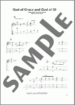 God Of Grace And God Of Glory(Harry Emerson Fosdick) 楽譜 ギター（その他） ダウンロード
