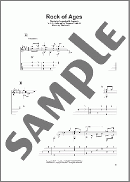 Rock Of Ages(Augustus M. Toplady) 楽譜 ギター（その他） ダウンロード