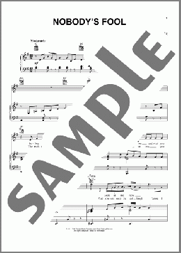 Nobody's Fool(Brad Paisley/Michael Giacchino/Cars 2 (Movie)) 楽譜 ピアノ & ボーカル & ギター ダウンロード