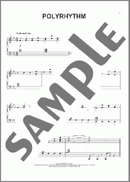 Polyrhythm(Michael Giacchino/Perfume/Cars 2 (Movie)) 楽譜 ピアノ（ソロ） ダウンロード