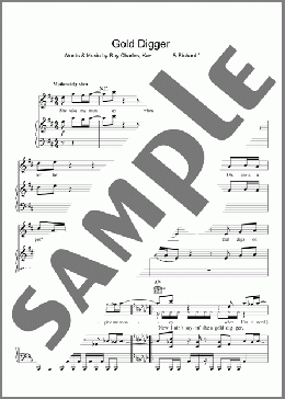 Gold Digger(Kanye West) 楽譜 その他 ダウンロード