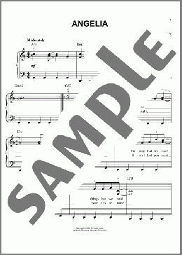 Angelia(Richard Marx) 楽譜 ピアノ（ソロ） ダウンロード