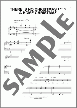 There Is No Christmas Like A Home Christmas(Helen Reddy) 楽譜 ピアノ & ボーカル ダウンロード