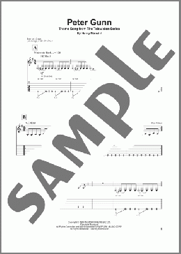 Peter Gunn Theme(Henry Mancini) 楽譜 ギタースコア ダウンロード