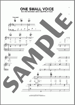 One Small Voice(Jeff Moss) 楽譜 ピアノ & ボーカル & ギター ダウンロード