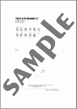 There Is No Greater Love(Isham Jones) 楽譜 ギター（コード） ダウンロード