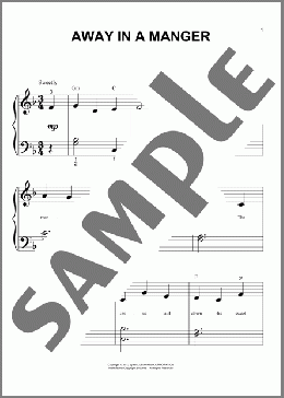 Away In A Manger(John T. McFarland) 楽譜 ピアノ（ソロ） ダウンロード