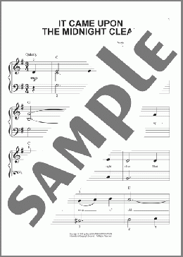 It Came Upon The Midnight Clear(Edmund Hamilton Sears) 楽譜 ピアノ（ソロ） ダウンロード