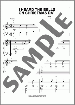 I Heard The Bells On Christmas Day(Henry Wadsworth Longfellow) 楽譜 ピアノ（ソロ） ダウンロード