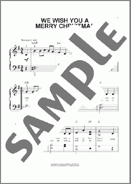We Wish You A Merry Christmas(Traditional English Folksong) 楽譜 ピアノ（ソロ） ダウンロード