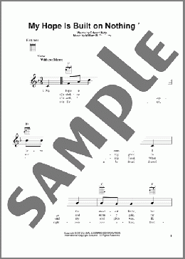 My Hope Is Built On Nothing Less(Edward Mote) 楽譜 ウクレレ（弾き語り） ダウンロード