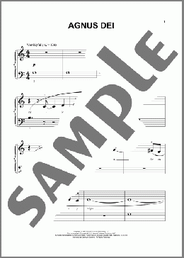 Agnus Dei(Michael W. Smith) 楽譜 その他 ダウンロード