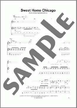 Sweet Home Chicago(Robert Johnson) 楽譜 ウクレレ（弾き語り） ダウンロード