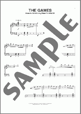 The Games(Patrick Doyle/Brave (Movie)) 楽譜 ピアノ（ソロ） ダウンロード