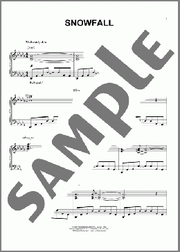 Snowfall [Jazz version] (arr. Brent Edstrom)(Tony Bennett) 楽譜 ピアノ（ソロ） ダウンロード