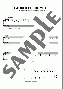 I Would Be The Meal(Carter Burwell/Twilight (Movie)) 楽譜 ピアノ（ソロ） ダウンロード