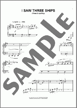 I Saw Three Ships [Ragtime version] (arr. Phillip Keveren)(Traditional English Carol) 楽譜 ピアノ（ソロ） ダウンロード