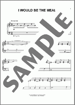 I Would Be The Meal(Carter Burwell/Twilight (Movie)) 楽譜 ピアノ（ソロ） ダウンロード
