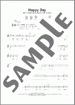 Happy Day(Tim Hughes) 楽譜 メロディ ダウンロード