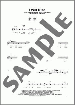 I Will Rise(Chris Tomlin) 楽譜 メロディ ダウンロード