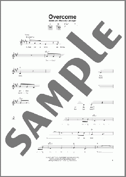 Overcome(Jeremy Camp) 楽譜 メロディ ダウンロード