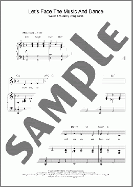 Let's Face The Music And Dance (from Top Hat)(Top Hat Cast) 楽譜 その他 ダウンロード
